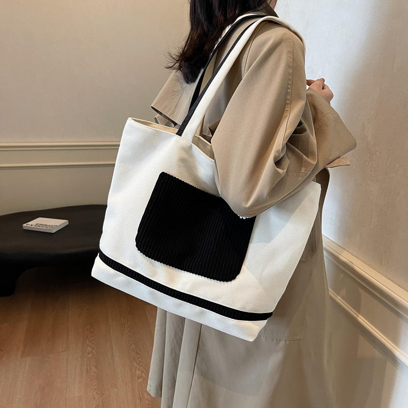 Luxury Fashion Zipper Canvas Bag