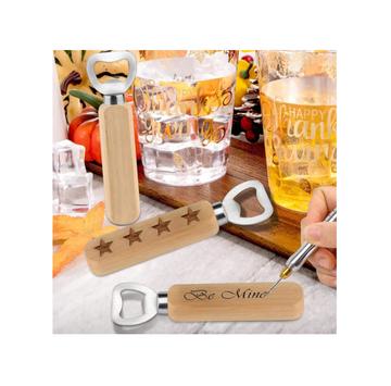 Beer Bottle Opener with Wooden Handle