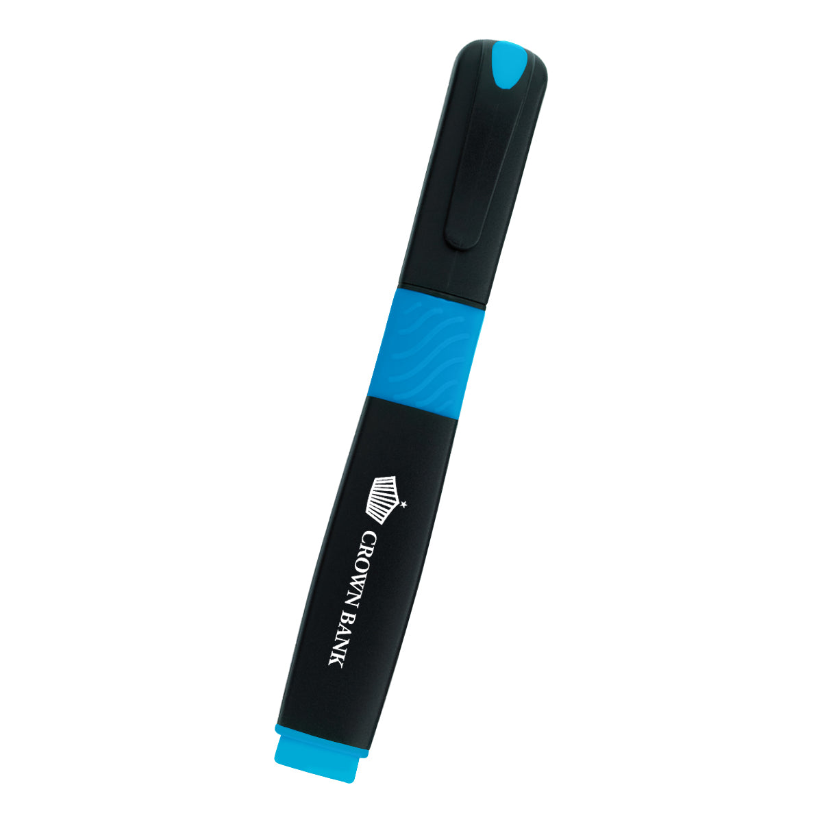 Black with Blue