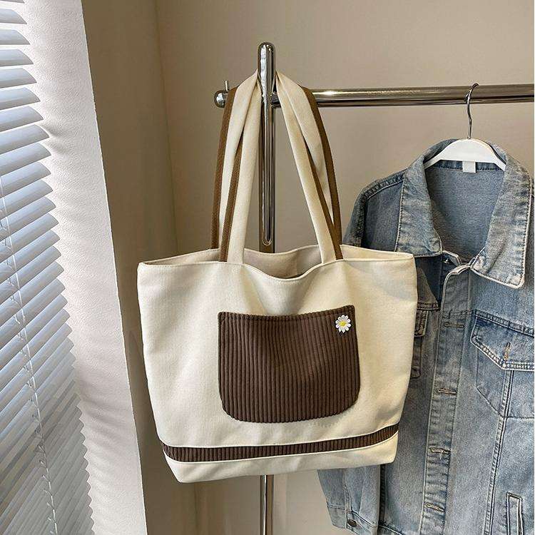 Luxury Fashion Zipper Canvas Bag
