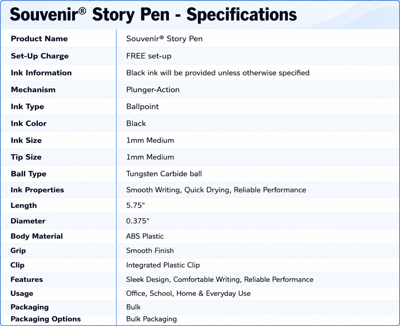 Souvenir® Story Pen