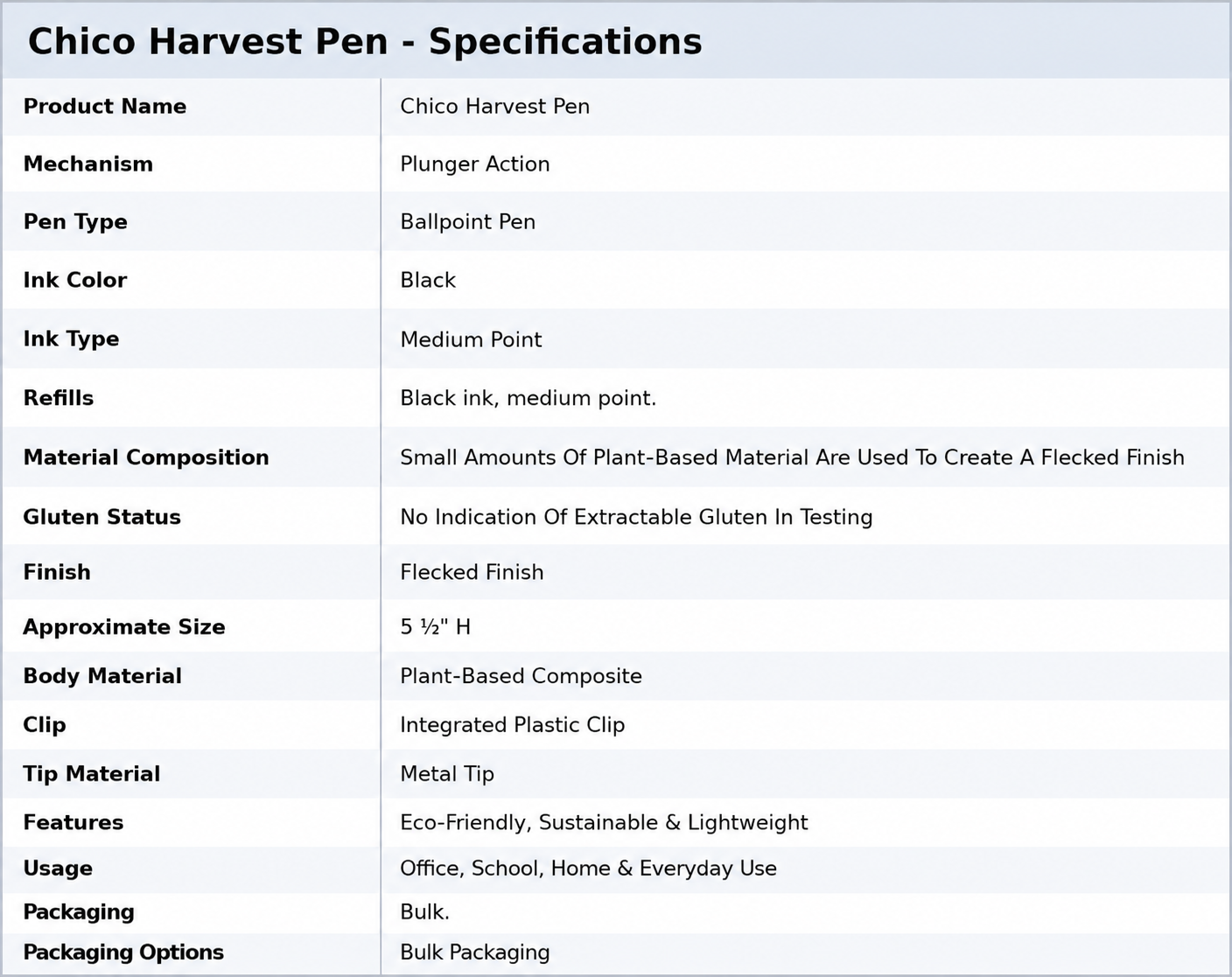 Chico Harvest Pen