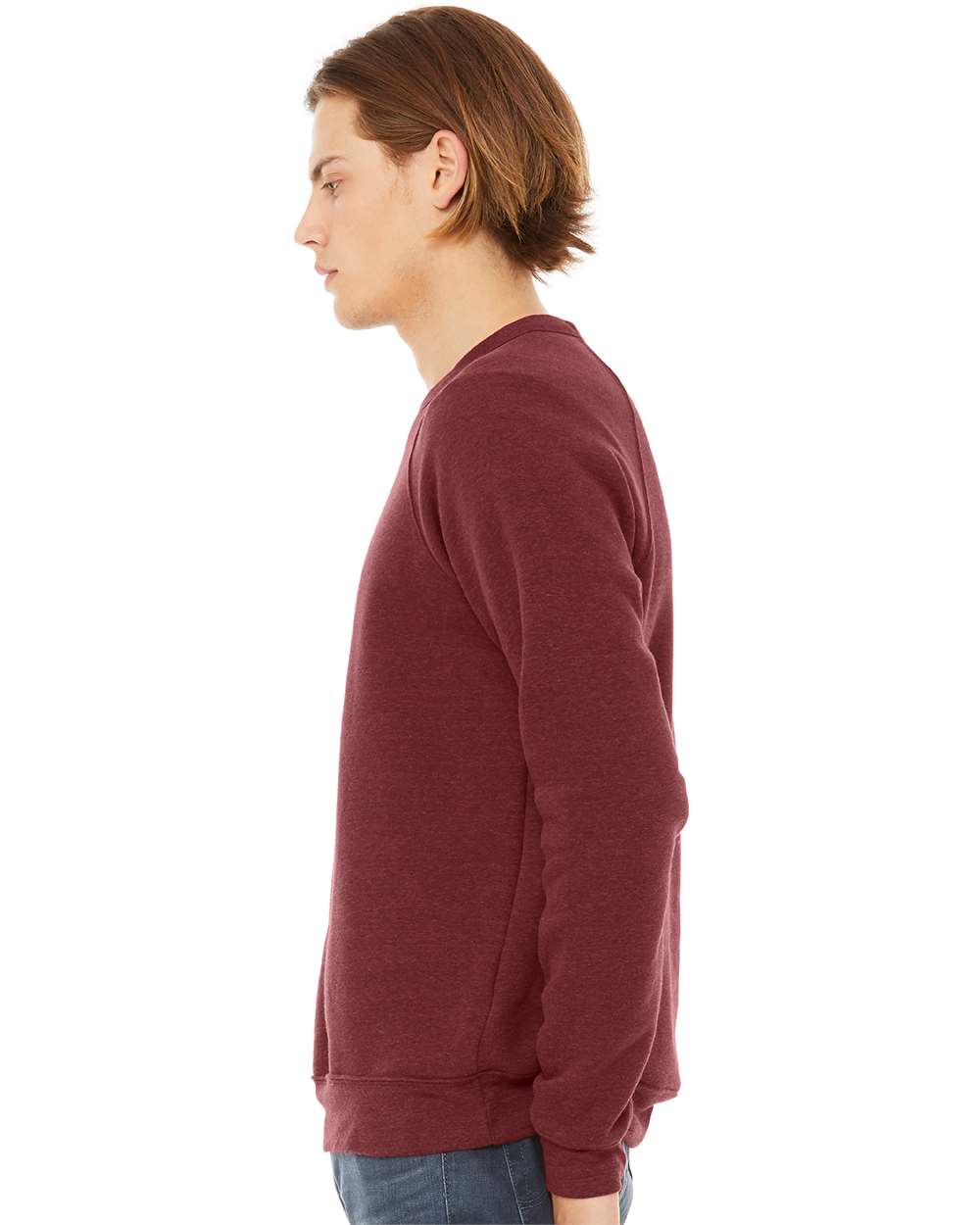 Unisex Sponge Fleece Raglan Crewneck Sweatshirt