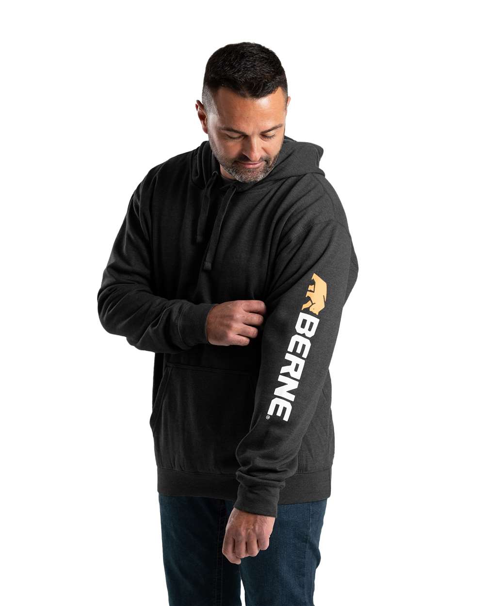 Men's Tall Signature Sleeve Hooded Saweatshirt
