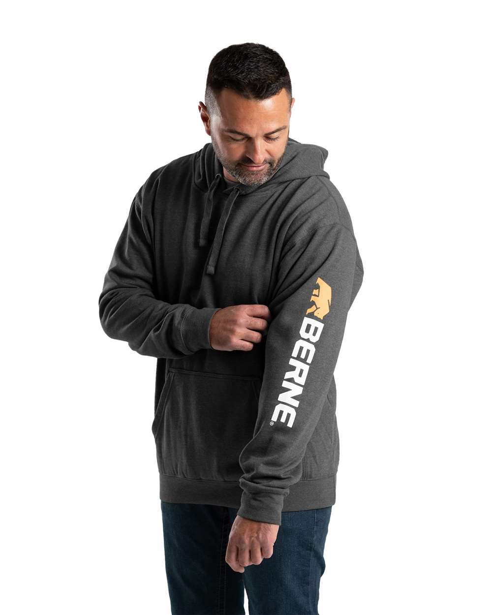 Men's Tall Signature Sleeve Hooded Saweatshirt