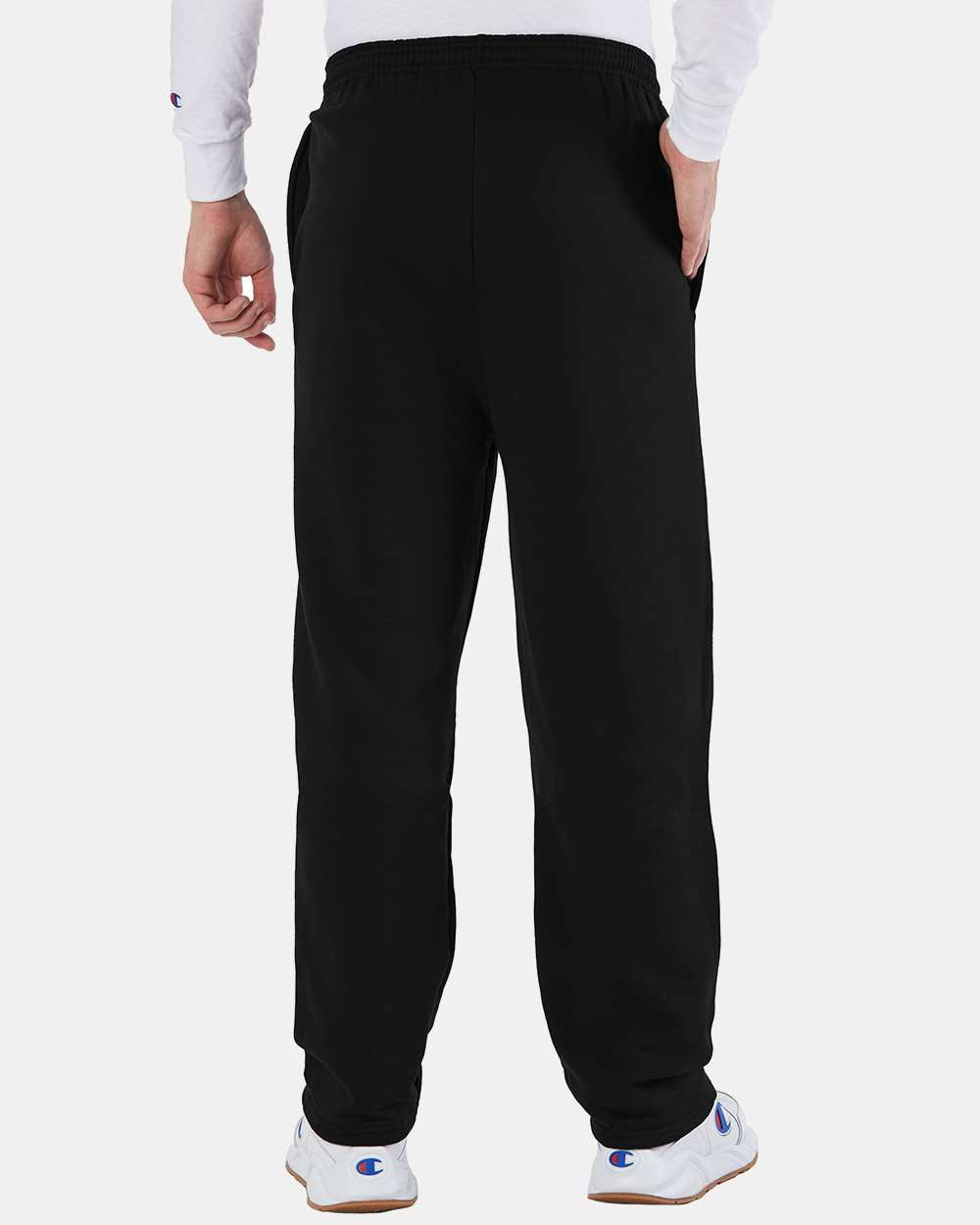 Men's Powerblend® Open-Bottom Sweatpants with Pockets - P800