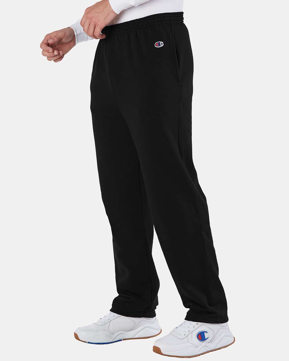 Men's Powerblend® Open-Bottom Sweatpants with Pockets - P800