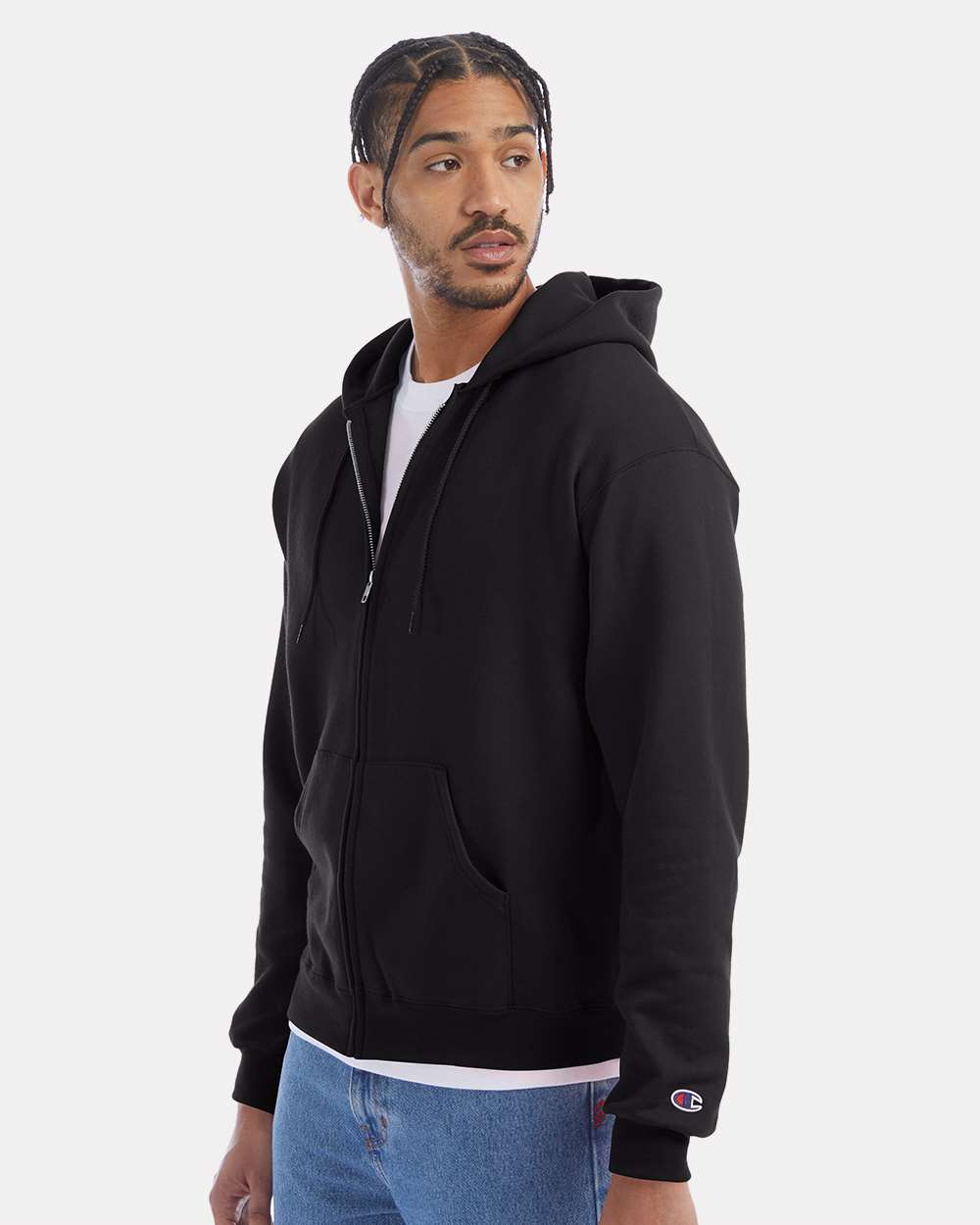 Unisex Powerblend® Full-Zip Hooded Sweatshirt