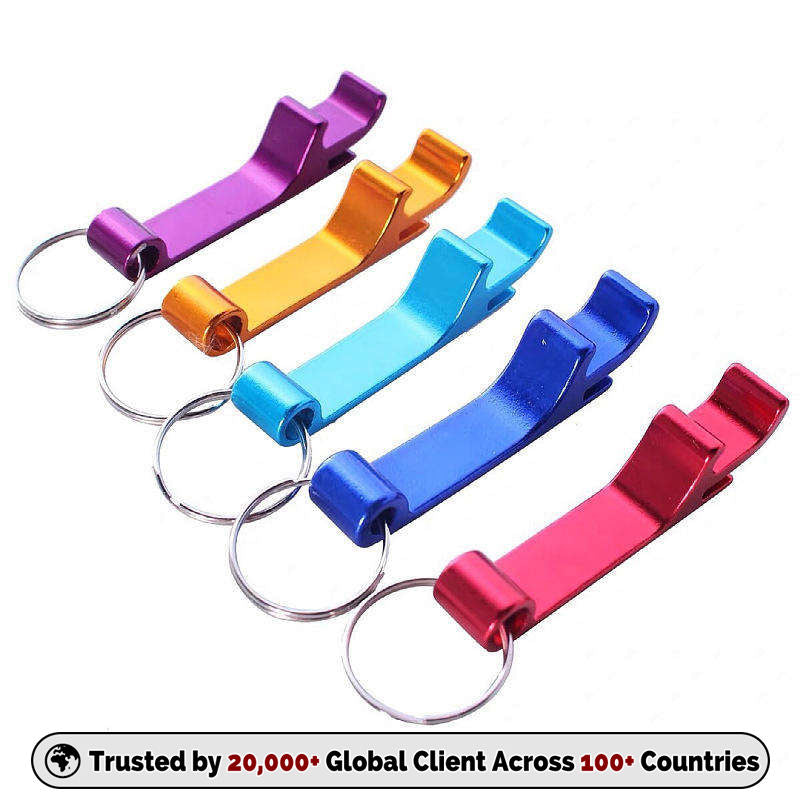 Aluminum Beer Custom Keychain Bottle Opener