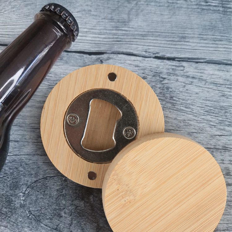 Bamboo Beer Bottle Cap Opener