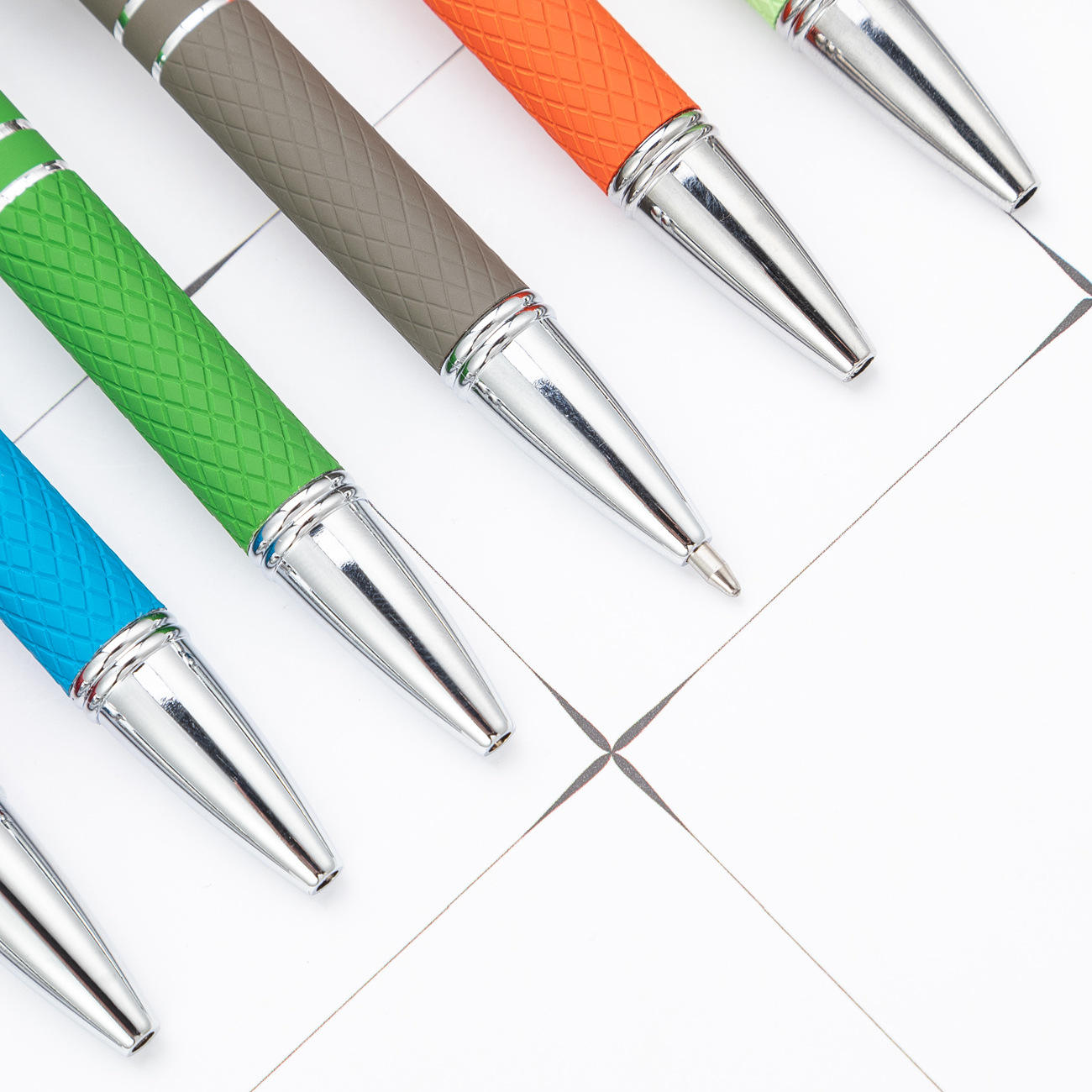 Customized Logo Metal Ball Pen Soft Rubber Pen with Stylus