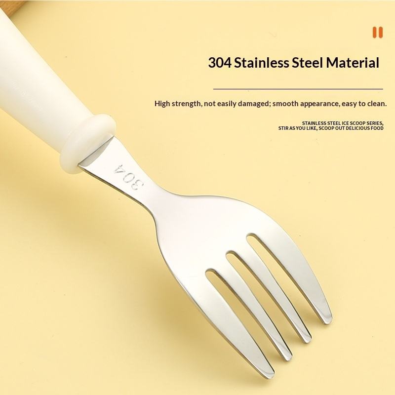 Kids Cartoon Stainless Steel Spoon Fork Set