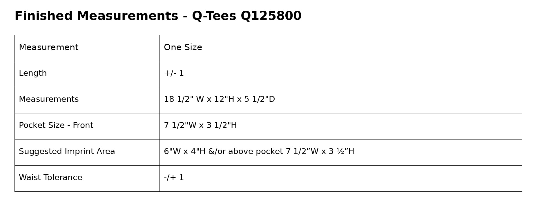 20L Small Deluxe Tote