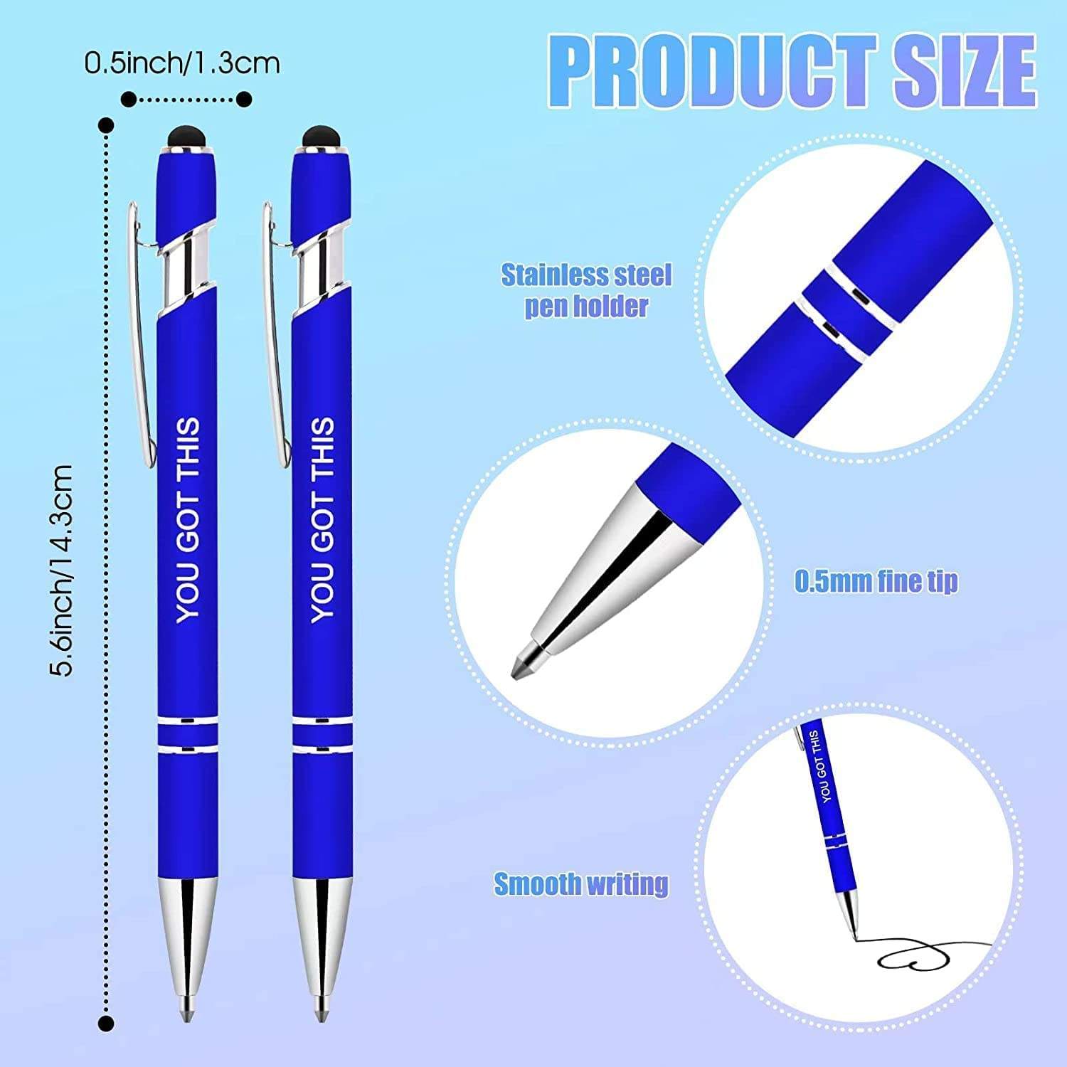 Touch Screen Stylus Aluminium Ball Pen