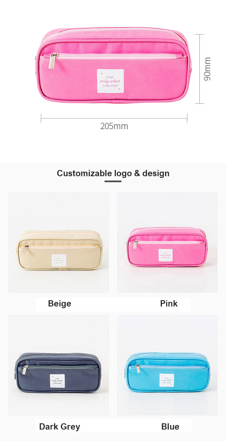Double-Layer Large Capacity Pencil Bag