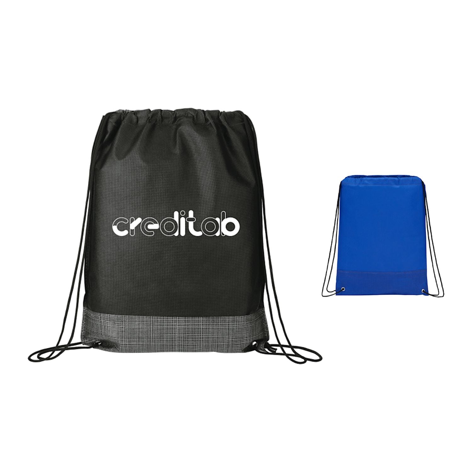 Crossweave Heat Sealed Drawstring Bag