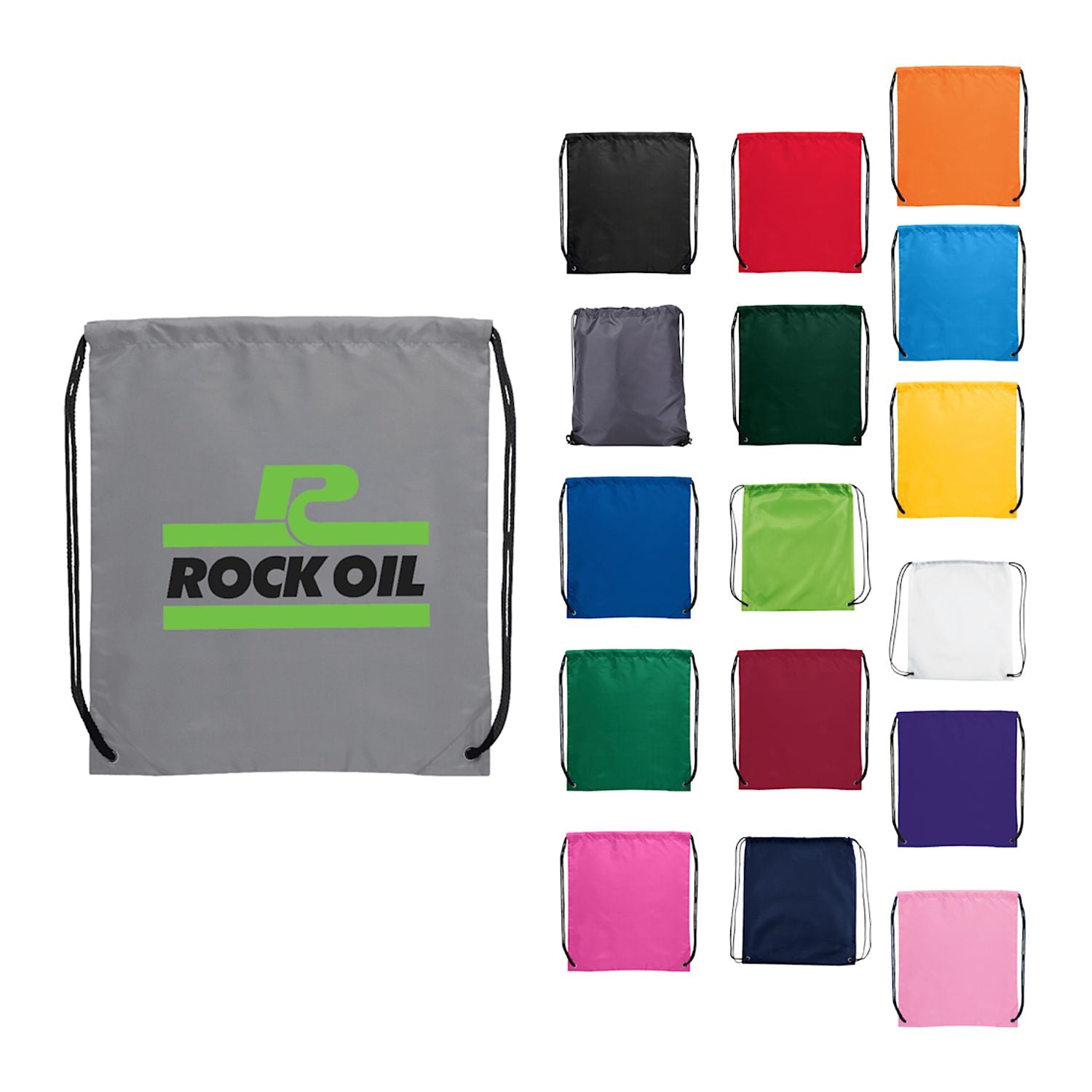 Oriole Polyester Drawstring Bag